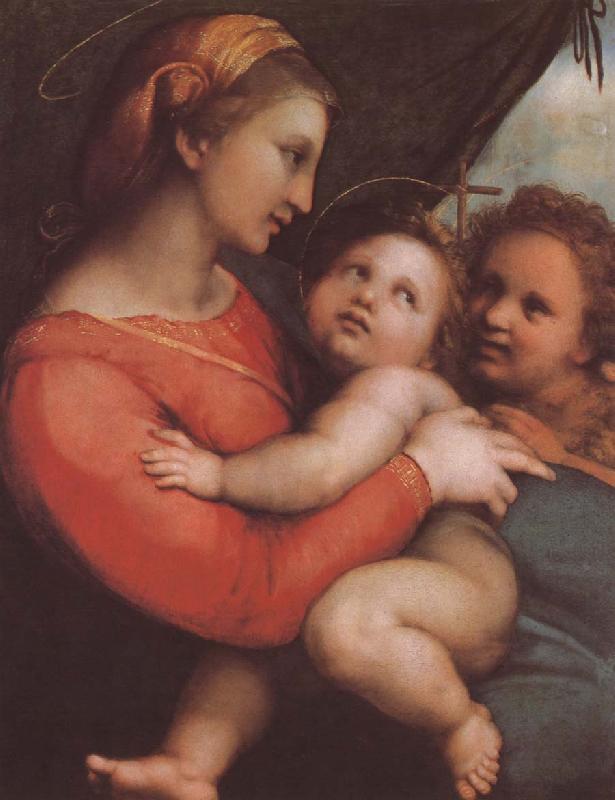 RAFFAELLO Sanzio The virgin mary and younger John oil painting image